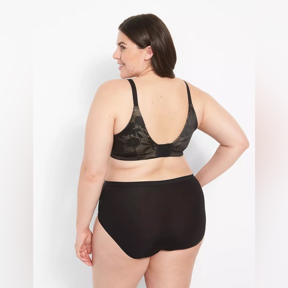 Cacique Lace Backsmoother Lighlty Lined Full Coverage Bra, size 44DDD - Picture 12 of 12